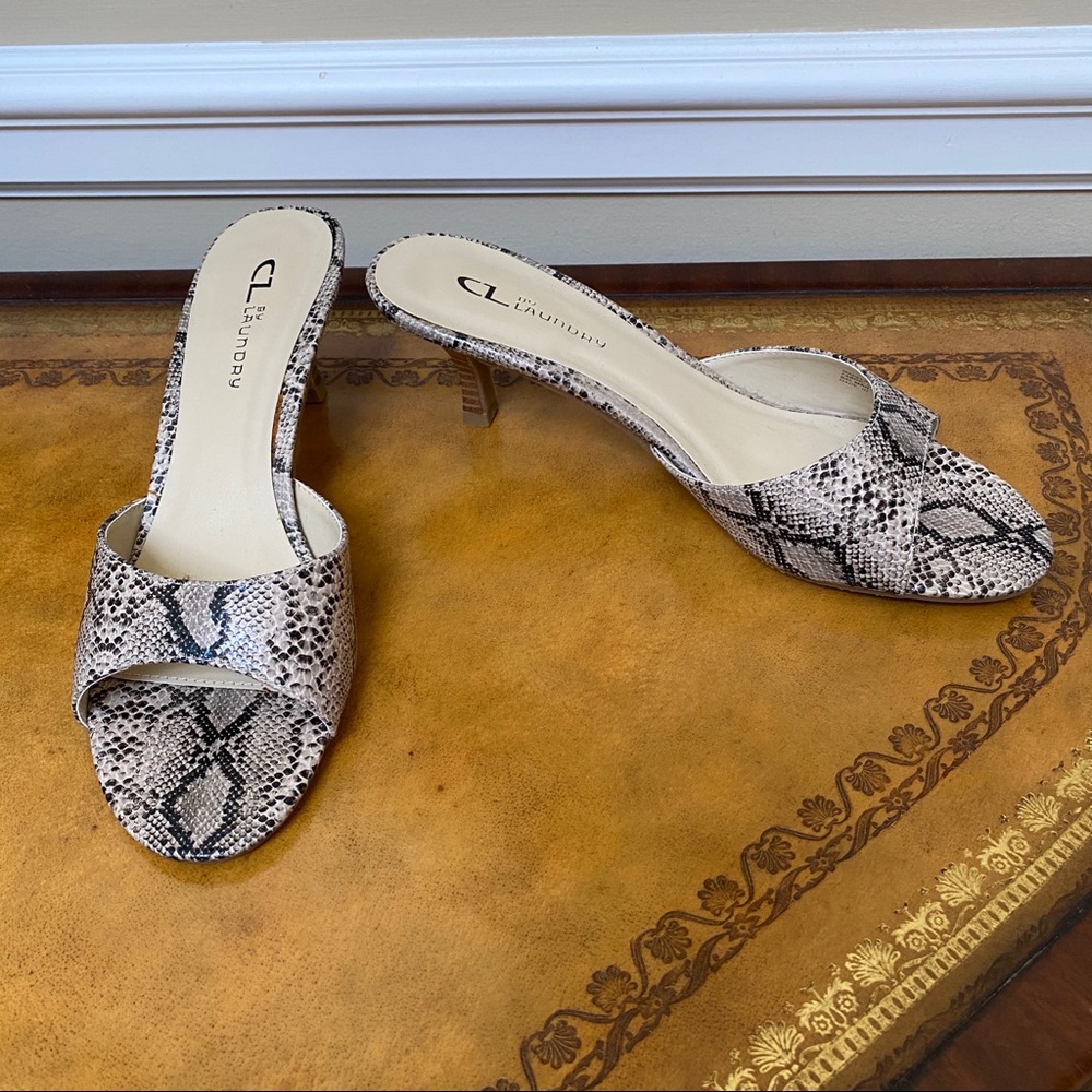 NWT Chinese Laundry Madeline Kitten Heel Slide - Picture 4 of 8
